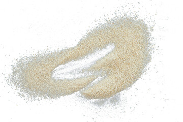 Poster - Spread of sand isolated element