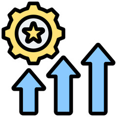Poster - Talent Development Outline Color Icon