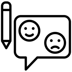 Poster - Feedback Outline Icon