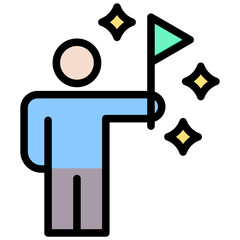 Poster - Achievement Outline Color Icon