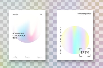 Wall Mural - minimal foil. spectrum poster. pink neon label. pastel banner. geometric shape. colorful 90s templat