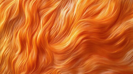 Poster - Abstract orange and white wave texture background.
