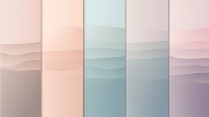 Poster - Abstract gradient patterns digital art aesthetic design modern environment soft colors visual harmony