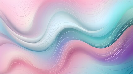 Poster - Fluid abstract waves digital art colorful background creative environment artistic viewpoint modern concept