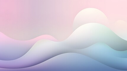 Poster - Calm waves flowing abstract gradient background digital art soft atmosphere tranquil concept