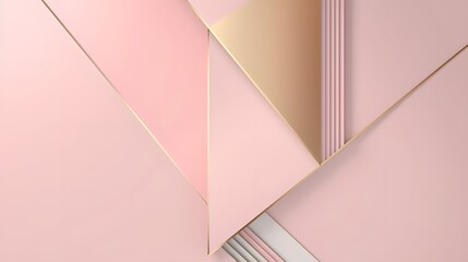 Poster - Geometric design elements modern studio abstract background minimalist environment close-up view visual aesthetics