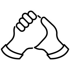 Sticker - Arm Wrestling Icon