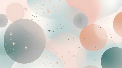 Poster - Abstract colorful circles digital art modern design vibrant environment aesthetic viewpoint