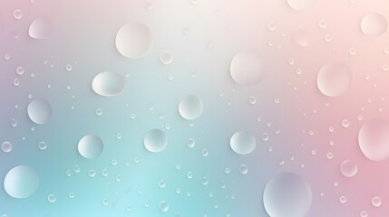 Poster - Captivating water droplets background abstract design digital art soft colors aesthetic viewpoint visual serenity