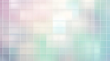 Poster - Abstract colorful mosaic background design digital art soft pastel tones minimalist style artistic perspective