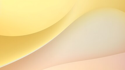 Poster - Swaying curves abstract background digital art soft colors minimalist design modern aesthetic