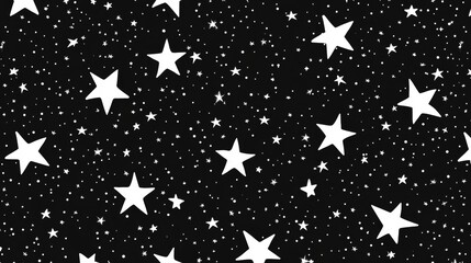 Wall Mural - Stars and nebula in the dark sky universe space background photo
