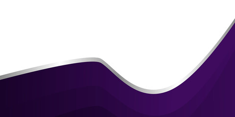 Wall Mural - purple wave background with silver lines