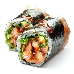 Sticker - Miso-Glazed Salmon Sushi Burrito