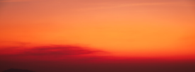Wall Mural - sunset in the sky