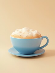 Poster - Cup of coffee with foam