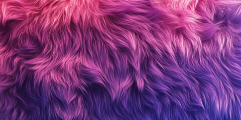 Poster - Vibrant Fur Texture with , Pink, and Purple Tones