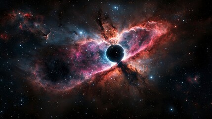 Aufkleber - Cosmic nebula formation deep space astronomical image celestial environment distant perspective memory of events