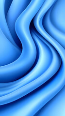 Poster - Abstract Blue Wave Background Illustration