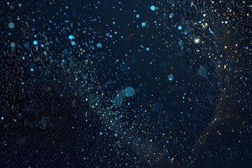 glitter on blue background generative ai