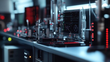 Leinwandbilder - Advanced Scientific Laboratory Workstation Setup