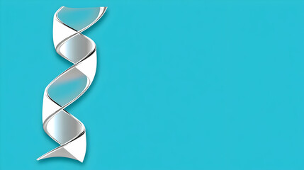 Poster - Abstract Background Design Silver Spiral