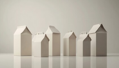 Poster - Minimalist Paper Carton Packaging Design Mockup