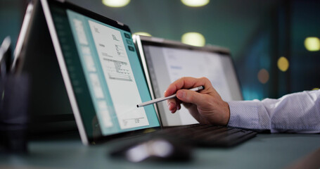Aufkleber - Electronic Invoice Statement For Accountant