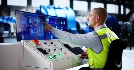 Poster - Power And Gas Plant Using AI Scada System