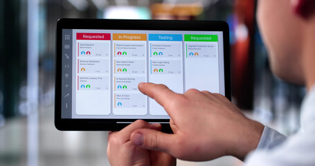 Poster - Scrum Project Manager Using Scrum Board