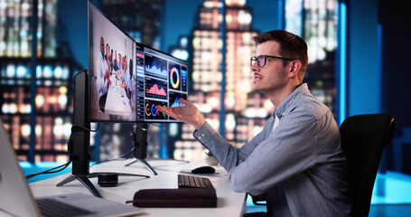 Poster - Digital Online Video Conference Webinar