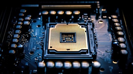 Poster - Computer Motherboard Central Processing Unit Socket