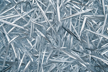 Poster - Silver Shard Abstract 3D Background