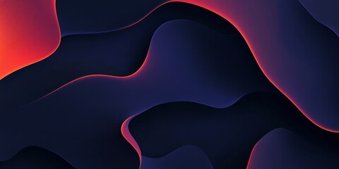 Poster - Minimalist background concept featuring a dark, abstract design, emphasizing simplicity and depth while creating an intriguing visual atmosphere through its distinct style.