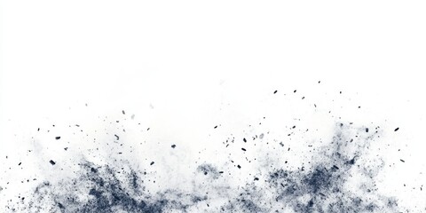 Fototapete - Abstract winter background featuring snowflakes dancing in the wind against a transparent white backdrop. This dust png captures the essence of an abstract winter atmosphere.