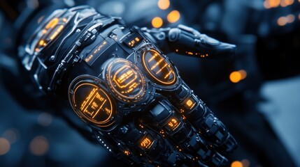 Poster - Advanced Robotic Hand Displays Digital Information
