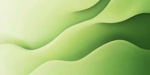 Aufkleber - Abstract green template background featuring a light green gradient, perfect for a Christmas glowing pattern design. This bright paper background serves as a blank digital banner for various uses.