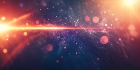Fototapete - Overlay featuring a captivating texture and vibrant lensflare, creating an engaging visual effect. This texture combined with lensflare adds depth and intrigue to any design project.