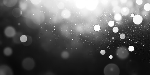 Aufkleber - Elegant white and black bokeh background creates a stunning visual effect, perfect for enhancing your designs. This white and black bokeh background adds a touch of sophistication and charm.