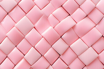 Wall Mural - Pink Square Abstract 3D Background