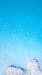 Wall Mural - abstract blue water background image