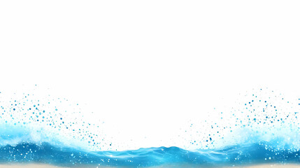 Wall Mural - ocean wave illustration background
