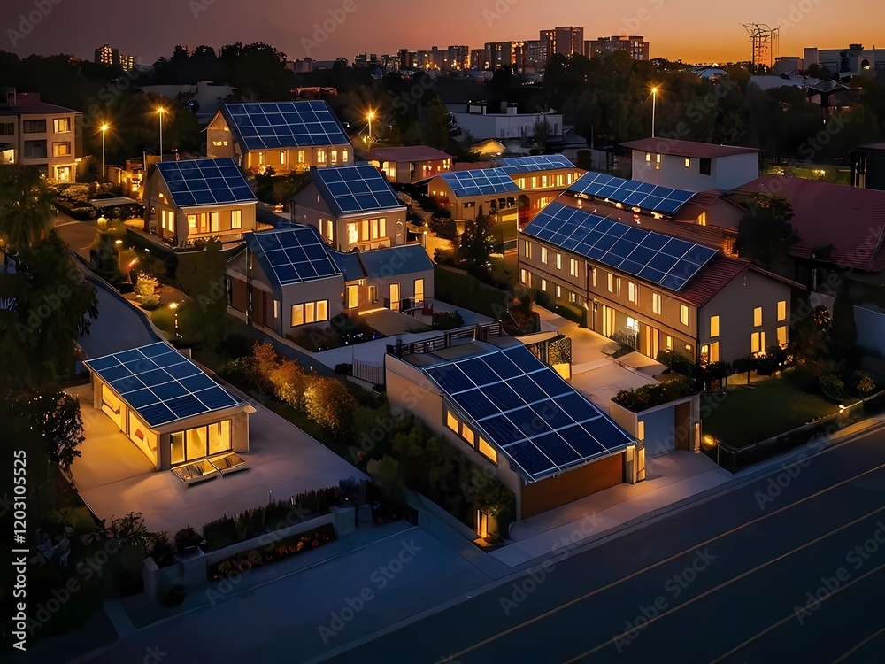 Solar Homes of the Future, a modern residential development with solar ...