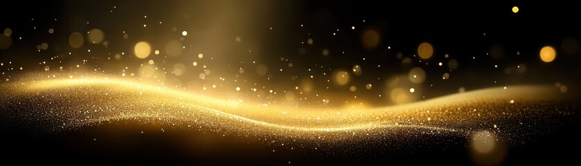 Wall Mural - gold glitter texture background for festive celebrations and luxury designs shiny