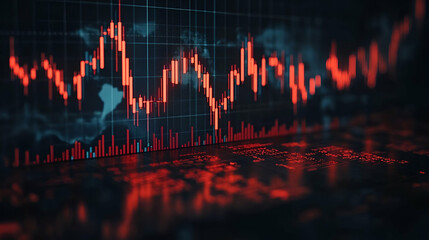 Poster - Stock market crash data analysis screen
