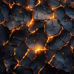 Poster - Closeup view of scorched paper with jagged charred edges and torn fragments set against a softly lit background to highlight the intricate details of the fire's impact