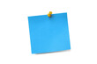 © Mr.Everything - Isolated picture of a blue post-it note on white background png