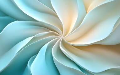 Poster - Abstract floral design digital art soft colors creative environment close-up view modern concept for aesthetic appeal