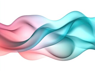 Aufkleber - Dynamic flowing wave patterns abstract design digital art colorful environment artistic viewpoint visual concept