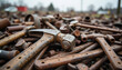 © Alex_Kalin - Rusty tools lay scattered across a forgotten workshop in a quiet rural area, telling stories of craftsmanship and hard work over the years
